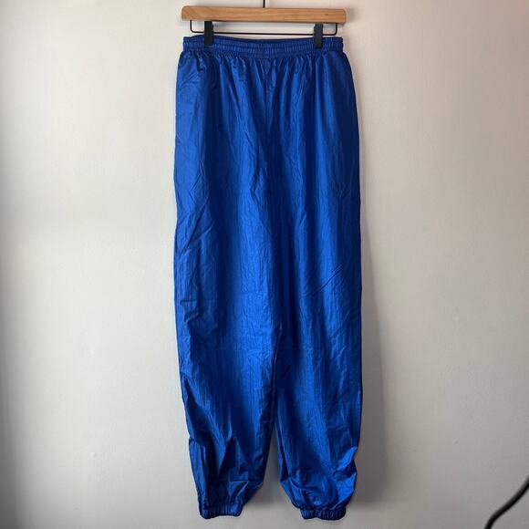 Vintage On Your Mark Women's Tracksuit Windbreaker Jacket & Pants Blue Medium - Picture 7 of 13